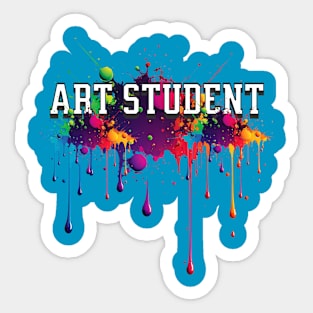 Art Student Sticker